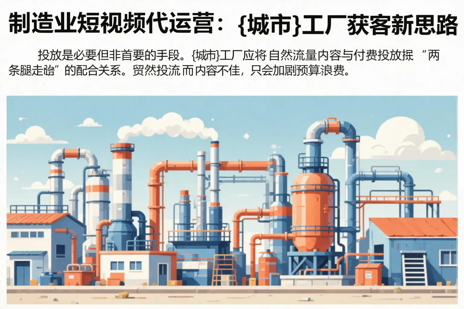 制造业短视频代运营:罗甸工厂获客新思路
